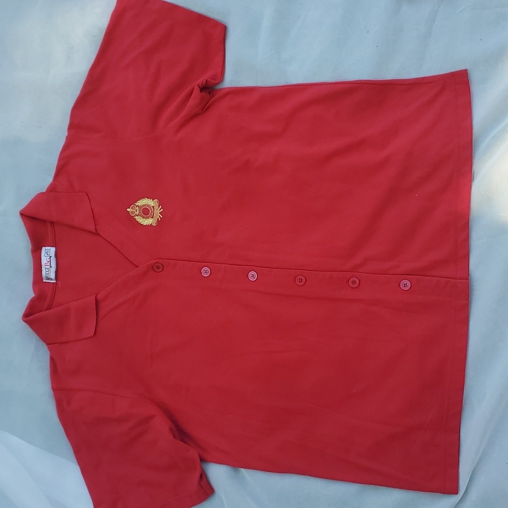 BRIDGE BG GATE RED SUMMER SHIRT T-SHIRT WOMEN'S TOP